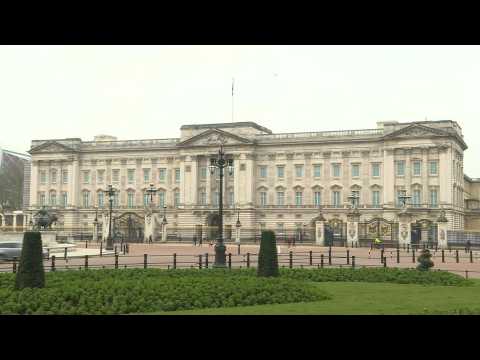 Images of Buckingham Palace as Prince Harry and Meghan Markle's interview with Oprah Winfrey is aired