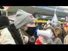 Women's Day protest in Warsaw against the near-total abortion ban