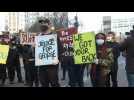 Protesters gather in Minneapolis ahead of Derek Chauvin trial