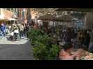 Images of Rome on eve of partial lockdown for most of Italy