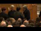 Politicians arrive at funeral for slain journalist in N.Ireland