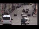 Kim Jong Un moves through Vladivostok