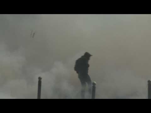 Clashes continue during May Day protest in Paris