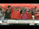 Maduro appears at pro-government rally in Caracas