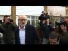 Brexit: Labour's Corbyn leaves home ahead of talks with May