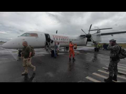 Aid workers arrive in Mozambique's Pemba after cyclone Kenneth