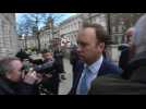 UK Cabinet members arrive for emergency meeting on coronavirus response