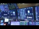 Opening bell rings at the New York Stock Exchange