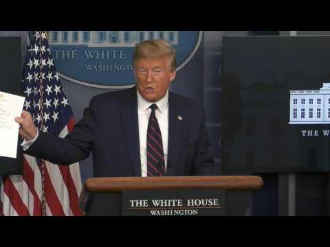 Trump announces he tested negative on new coronavirus test