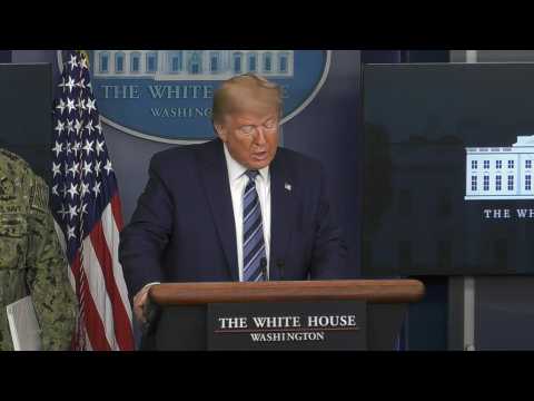 Trump 'hopeful and sure' British PM will recover from virus