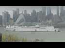 USNS Comfort hospital ship leaves New York as number of virus cases decline