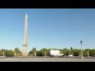 Coronavirus: central Paris empty after announcement to extend confinement