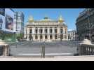 Paris Opera devoid of usual crowds on 31st day of confinement