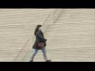 Paris business district La Defense deserted on 32nd day of confinement