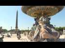 Paris's Place de la Concorde empty on 39th day of confinement