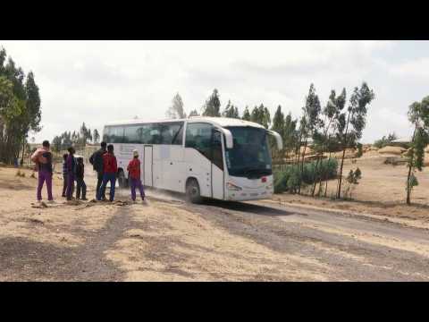 Families arrive at Ethiopian Airlines crash site one year after tragedy