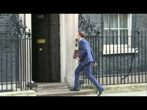COVID-19: Cabinet meeting arrivals after health minister tests positive