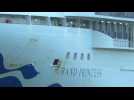 Coronavirus: Grand Princess passengers wait their turn to disembark