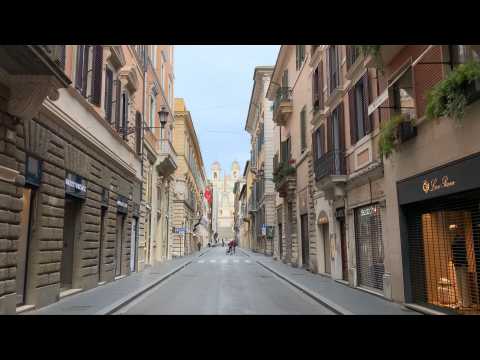 Rome streets empty as Italy lockdown continues over virus outbreak