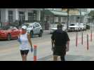 Ocean Drive deserted as Miami Beach mandatory mask rule kicks in