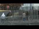 Coronavirus: New Yorkers line up outside hospital for testing