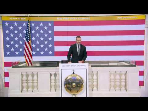 NYSE opening bell, US stocks open higher ahead of stimulus bill vote