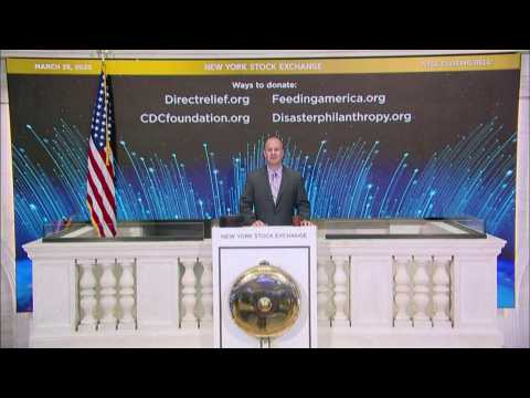 NYSE closing bell; Dow, S&amp;P 500 end higher, Nasdaq down