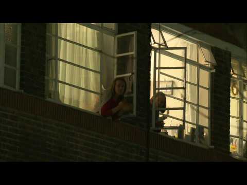 Coronavirus: London residents clap and cheer in support of healthcare workers