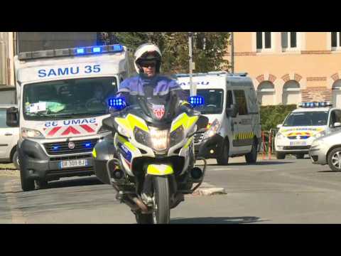 Coronavirus: Patients evacuated from Paris region in medicalised train arrive in Rennes