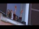 Balcony sing-song for Rome residents trying to stave off coronavirus blues