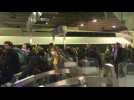 Parisians at Montparnasse station in desperate rush to leave French capital