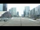 Coronavirus: Paris business district deserted after French lockdown