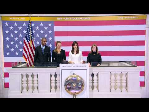 NYSE closing bell, Dow ends session 12.9% down as virus slams economy
