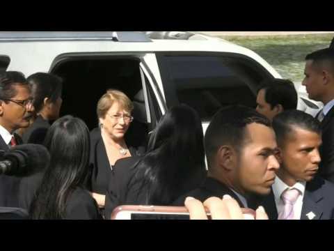 UN rights chief arrives to Venezuela's opposition-led Parliament
