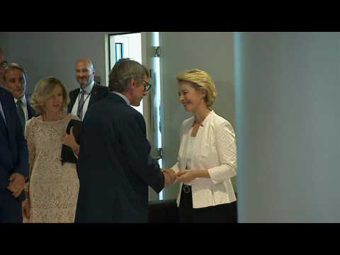 Newly elected EU chiefs meet