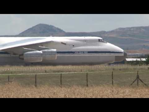 Russian cargo plane delivers S-400 missile defence system to Turkey