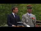 Macron arrives for Bastille Day parade