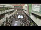 Hong Kong protests: Huge crowds march in Sha Tin suburb