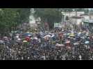 Protesters, police standoff at latest Hong Kong anti-extradition march