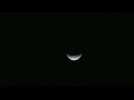 Partial lunar eclipse marks Apollo 11 launch anniversary