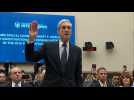 Robert Mueller is sworn in before House Intelligence Committee