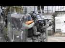 Protesters and police clash in Hong Kong