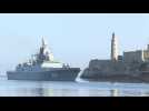 Russian navy ship arrives in Cuba in midst of tensions with US