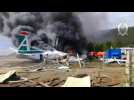 Two killed as plane hits building in Siberia