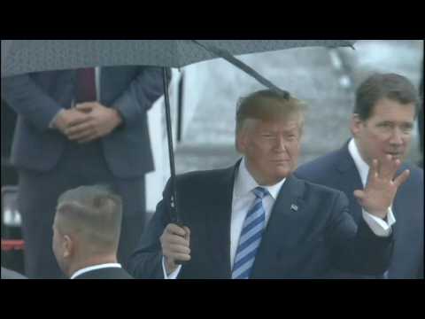 US President Donald Trump arrives in Japan for G20 summit