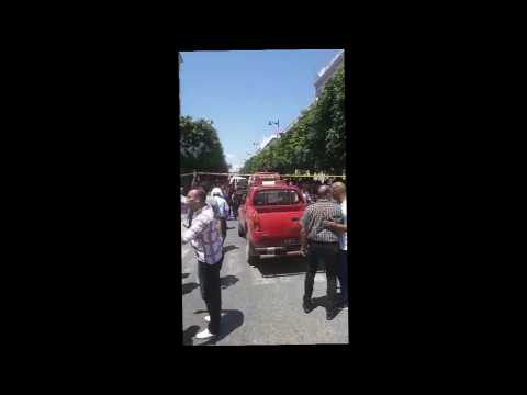 Suicide blast targets police on Tunisia capital's main avenue: police