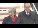 British PM Theresa May arrives for G20