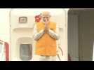 Modi arrives in Japan for G20 summit