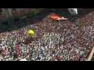 Crowds gather for Spain's bull running festival