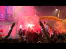 Algerians celebrate team's win in Paris